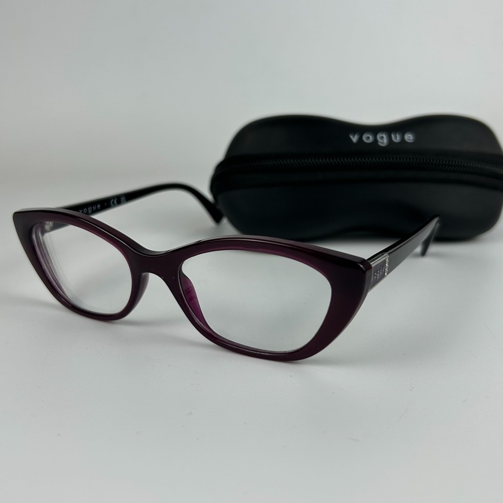 Vogue VO 5425-B 2989 Unisex Adults Eyeglasses Frame Purple Cat Eye 52-17-140 mm